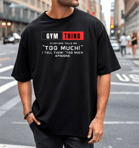 TSHIRT OVERSIZE FIT - Gymthing